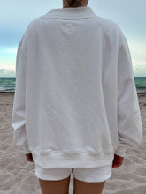 Load image into Gallery viewer, White American Flag Dog Mockneck Sweatshirt 100% Cotton
