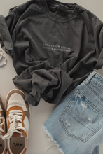 Load image into Gallery viewer, Can't Throw Stones Tee- Charcoal | Christian Faith Tee
