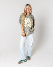 Load image into Gallery viewer, Jesus Loves You || Heavyweight Camo Tee || Oversized
