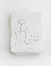 Load image into Gallery viewer, &quot;Flowers are like Friends&quot; Plant Floral Greeting Card
