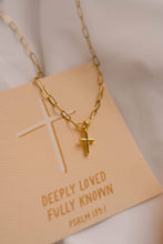Load image into Gallery viewer, Deeply Loved Fully Known Charm Necklace I Christian Jewelry
