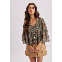 Load image into Gallery viewer, Floral Tiered Blouse

