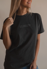 Load image into Gallery viewer, Can't Throw Stones Tee- Charcoal | Christian Faith Tee
