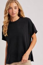 Load image into Gallery viewer, CREW NECK KNIT T-SHIRT
