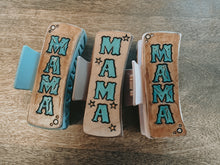 Load image into Gallery viewer, “MAMA” tooled claw clips
