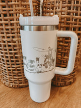 Load image into Gallery viewer, 40oz Roping Western Tumbler
