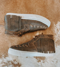 Load image into Gallery viewer, Cheyenne Leather Fringe Moccasin Sneakers
