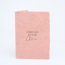 Load image into Gallery viewer, &quot;Forever + Ever. Amen&quot; Religious Wedding Greeting Card
