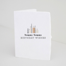 Load image into Gallery viewer, &quot;Happy Happy Birthday Wishes&quot; Friend Greeting Card
