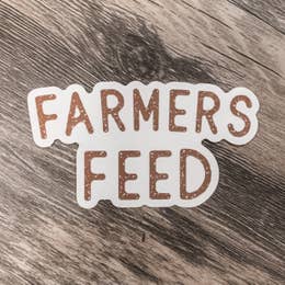 Farmers Feed Sticker