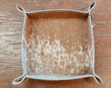 Load image into Gallery viewer, Square Cowhide Tray
