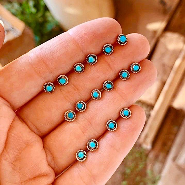 Mini Turquoise Studs