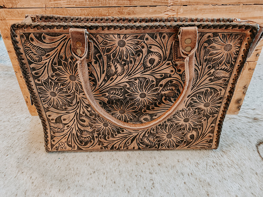 Tooled Briefcase