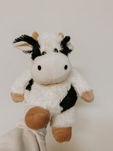 Load image into Gallery viewer, Black + White Cow Warmies
